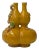 Handmade Chinese Ceramic Distressed Yellow Double Gourd Vase For Sale