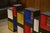 Shelf Pictorial Intervention in the style of Piet Mondrian, 1960s, in Very Good conditions. Designed 1960 to 1969
