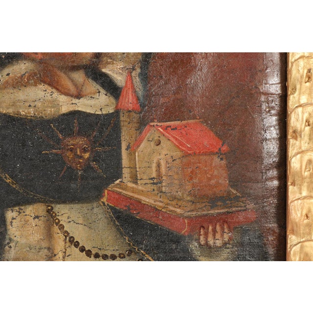San Augustine, Oil on Canvas, 19th Century For Sale In San Antonio - Image 6 of 17