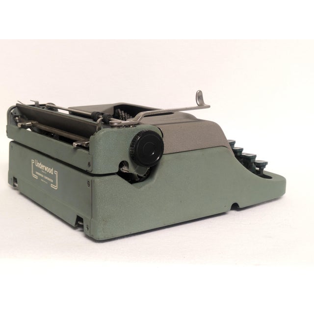1950s 1954 Underwood Jewell Typewriter For Sale - Image 5 of 12