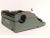 1950s Mid-Century Jewell Underwood Typewriter in Green For Sale - Image 5 of 12