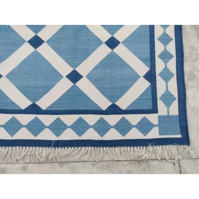 Boho Chic Arten Rug, 10x14, Blue For Sale - Image 3 of 5