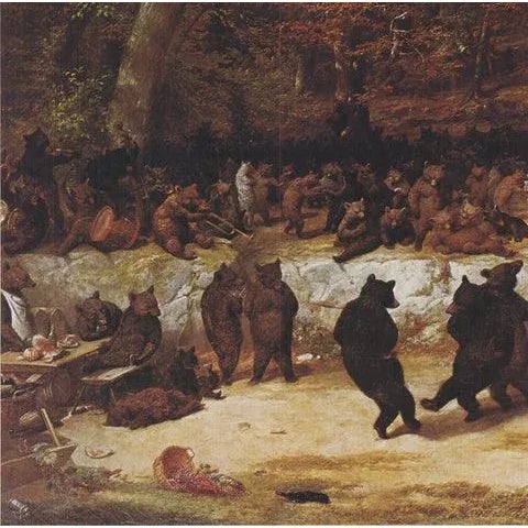 Contemporary PAUL DAVIS The Bear Dance...Or Wall Street Jubilee II, 1983 For Sale - Image 3 of 4