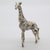 Vintage Italian Handmade Genuine Silver Detailed Giraffe Figurine Miniature For Sale - Image 4 of 10