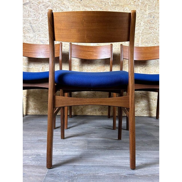 Wood Danish Modern Teak Dining Chairs, 1960s, Set of 4 For Sale - Image 7 of 18