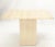 Single Pedestal Square Travertine Coffee Side End Occational Table For Sale - Image 6 of 13