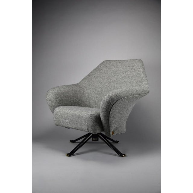 Mid-Century Italian P32 Lounge Chair by Osvaldo Borsani for Tecno, 1960 For Sale - Image 14 of 14