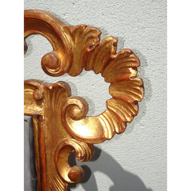 Vintage Italian Rococo Ornate Gold Gilt King Headboard ~ Hollywood Regency For Sale - Image 13 of 14