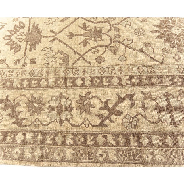 1920s 1920s Turkish Oushak Rug For Sale - Image 5 of 8
