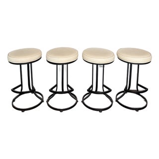 Vintage Shaver-Howard Swivel Counter Stools, Set of Four, Circa 1970s For Sale