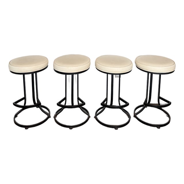 Vintage Shaver-Howard Swivel Counter Stools, Set of Four, Circa 1970s For Sale