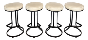 Vintage Shaver-Howard Swivel Counter Stools, Set of Four, Circa 1970s