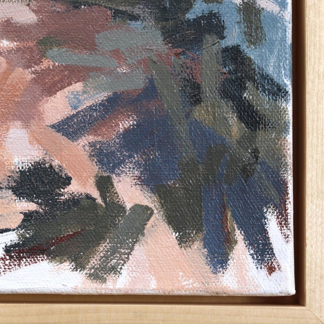 Textile Wild West - Framed Contemporary Western Landscape Painting on Canvas by Taylor Pierce For Sale - Image 7 of 9