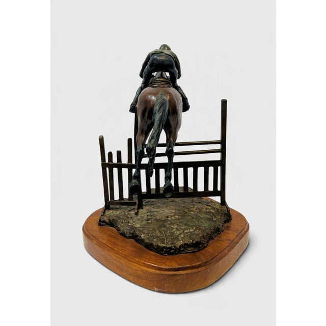 Late 20th Century Signed Bob Parks Bronze Sculpture, "Star of the Show", 2/25 For Sale - Image 5 of 12