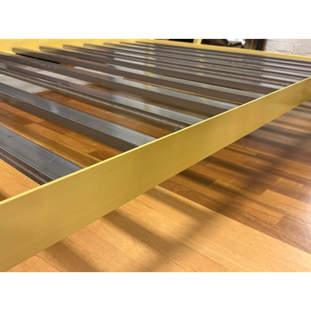 Queen Size Room & Board Architecture Bed Frame, Saffron For Sale - Image 11 of 12