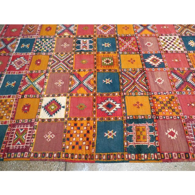 Mid 20th Century Galerie Shabab Collection Mid-20th Century Vintage Moroccan Oversize Carpet For Sale - Image 5 of 8