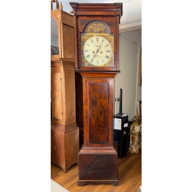 Early 19th Century Scottish Regency Grandfather Clock For Sale - Image 9 of 12