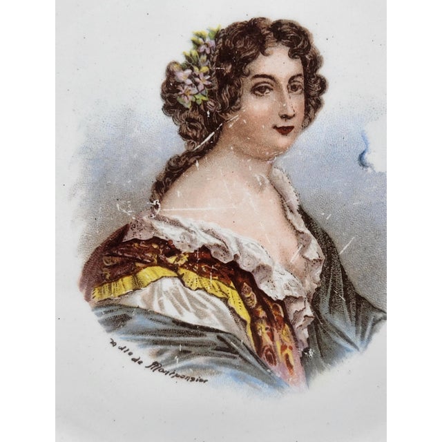 Saint Amand Earthenware Plates King Queens Favorites of France, Set of 12 For Sale - Image 9 of 15