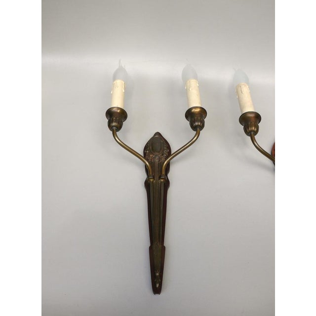 Art Nouveau Wall Lights, 1890s, Set of 2 For Sale - Image 5 of 18
