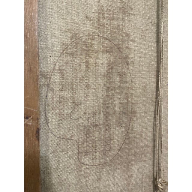 Antique 19th Century Oil on Canvas Landscape Painting For Sale - Image 12 of 12