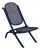Late 19th Century Vienna Secession Bent Oak & Cane Folding Chair No. 01 in Dark Stain Attributed to Thonet For Sale