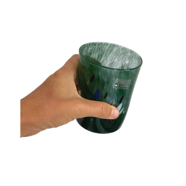 Italian Versace Drinking Glasses from Ribes the Art of Glass, 2004, Set of 6 For Sale - Image 6 of 11