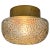Gold Mid-Century Ceiling Lamp, Germany, 1970s For Sale - Image 8 of 8