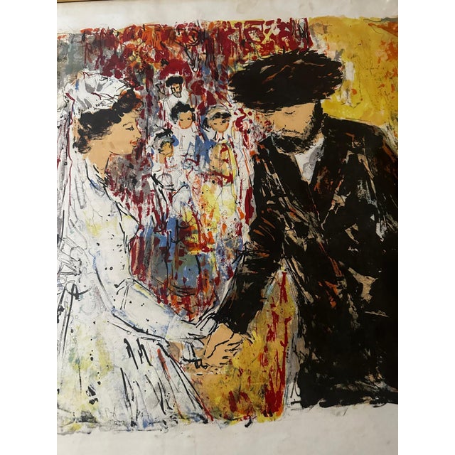 Bertoldot Taubert, Jewish Wedding, Litho Judaica, 1960s, Paper For Sale - Image 3 of 18