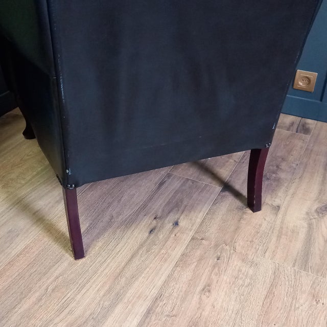 Chesterfield Barrelback Blue Club Chair, 1970s For Sale - Image 10 of 18