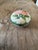 English Hand-Painted Floral Miniature Covered Trinket Dish For Sale - Image 4 of 5
