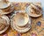1930s Spode Cowslip Basketweave Brown and Cream Ceramic Teacups and Saucers, Set of 4 For Sale - Image 4 of 18