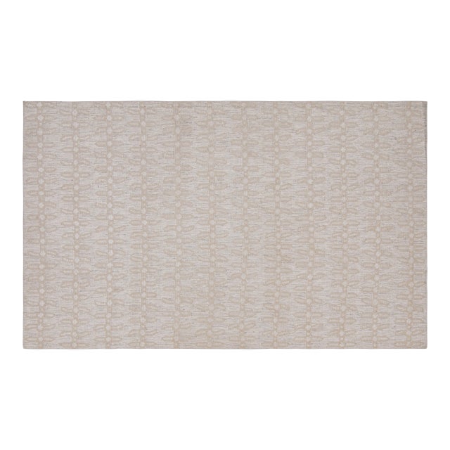 Rug & Kilim’s Scandinavian Style Rug in White With Floral Patterns For Sale