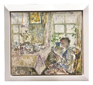 Georgij Moroz, Lettura, Oil Painting, 2001