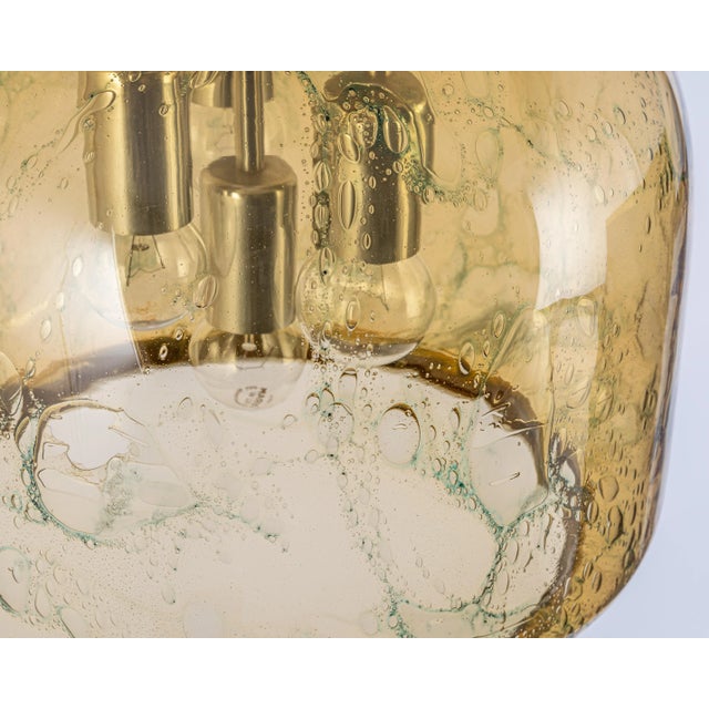 1970s Large Murano Pendant Light by Doria, Germany, 1970s For Sale - Image 5 of 17