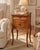 A little French formality, but still very easy to live with. This antique Louis XVI–style nightstand pairs a refined wood...