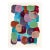 3.8 #1 - Original Impasto Colorful Textured Paint Abstract Art on Paper by Shiri Phillips For Sale