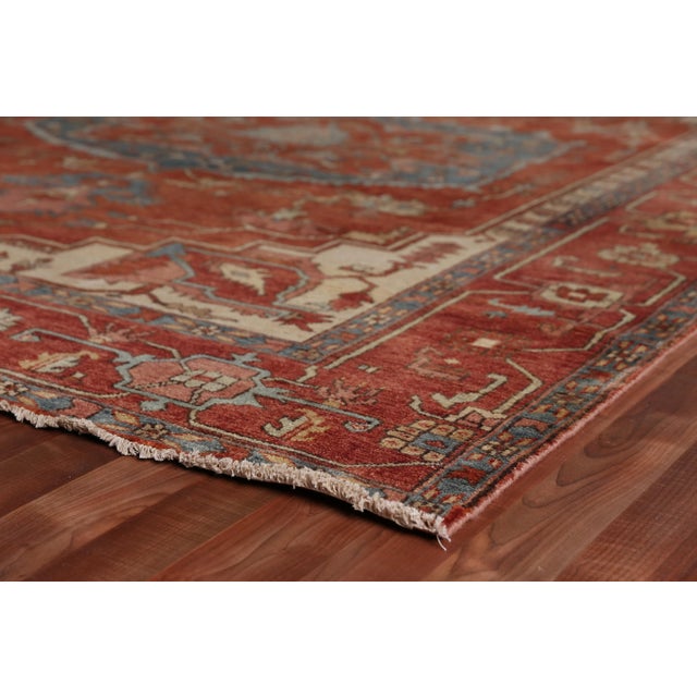 Classic, timeless, elegant! Serapi rugs are among the most famous Persian rugs, known for their stunning geometric...