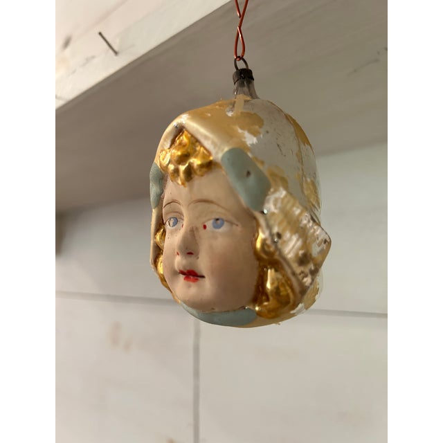 Traditional Antique Dutch Girl Christmas Ornament For Sale - Image 3 of 6