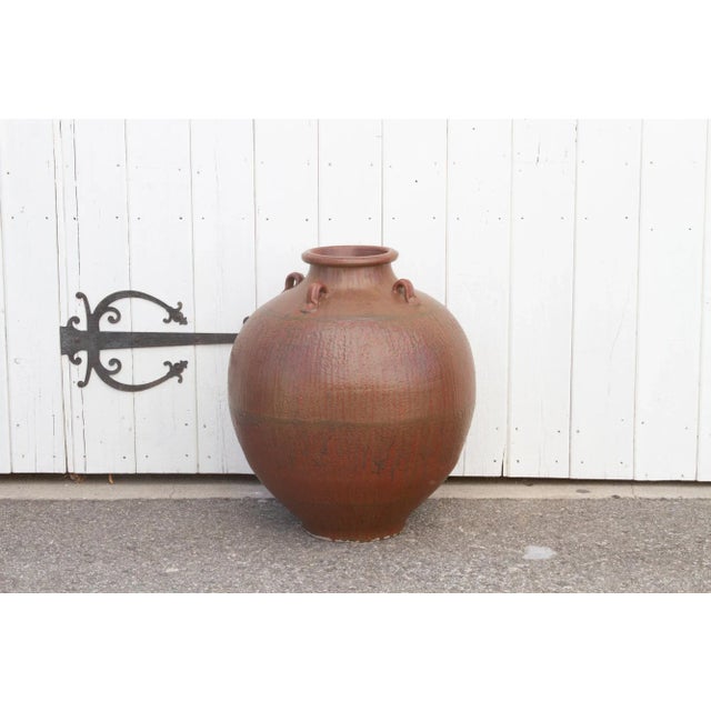 Large Mayanmar Terracotta Pot For Sale - Image 10 of 10