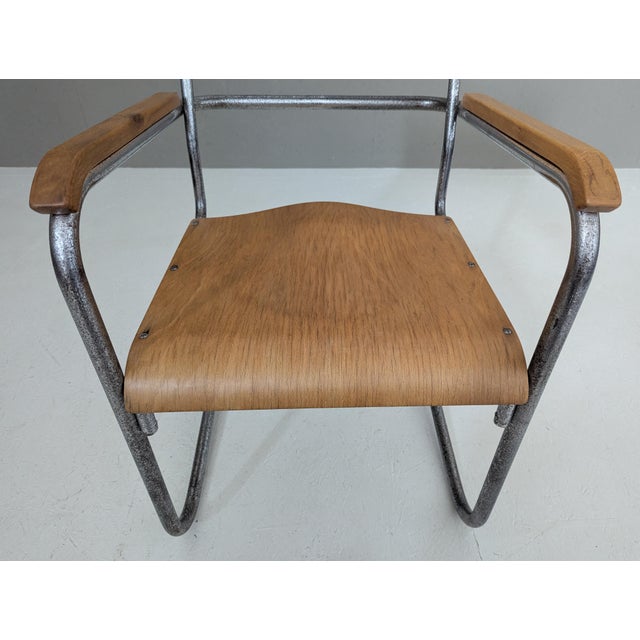 B 34 Armchairs by Marcel Breuer for Samal & Co., 1930s, Set of 2 For Sale - Image 9 of 14
