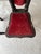 Textile Vintage Spanish Revival Prayer Chairs With Red Velvet Upholstery – Pair For Sale - Image 7 of 18