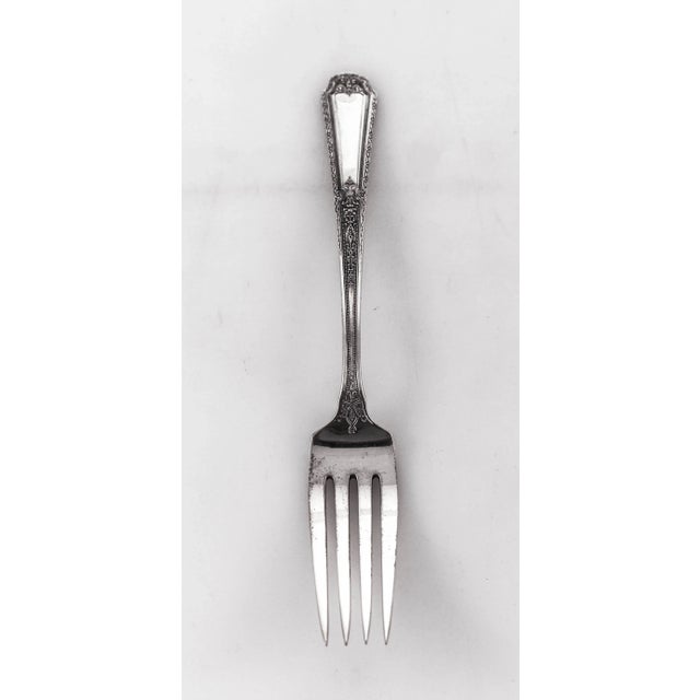 This complete set of sterling silver flatware is a Classic beauty. Tailored with very Fine detail, this set will never go...
