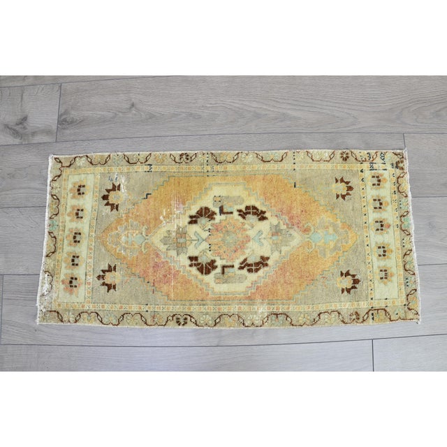 Rug & Kilim Faded Vintage Hand KNotted Rug For Sale - Image 4 of 6