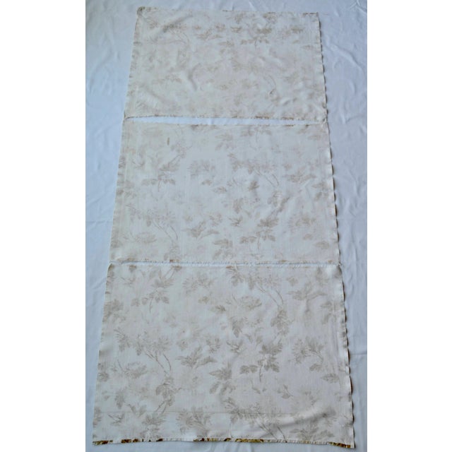 English 1940s Floral Fabric Pieces - Set of 3 For Sale - Image 3 of 9