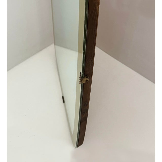 Mid-Century Modern Vintage Wall Mirror, 1950s For Sale - Image 3 of 4