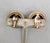 1950s Vintage 1950s Signed Napier Goldtone Cabochon Faux-Garnet & Pearl Clip Earrings-2 Pieces For Sale - Image 5 of 7