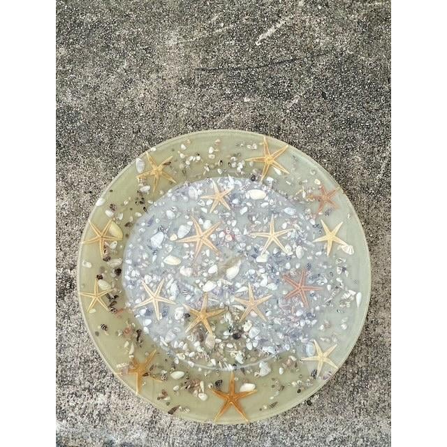 Boho Chic Vintage Italian Starfish Resin Bowl For Sale - Image 3 of 12