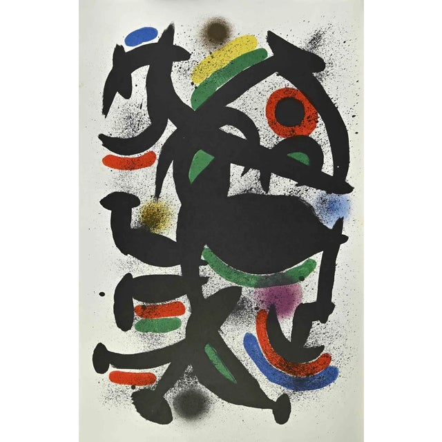 Joan Miró, Lithographe I, Plate VIII, Lithograph, 1972 For Sale