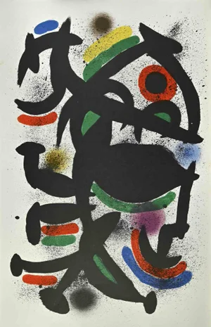 Joan Miró, Lithographe I, Plate VIII, Lithograph, 1972