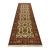 Agra Runner 4’2” X 12′ Ivory Wool Traditional Hand-Knotted Oriental Rug For Sale